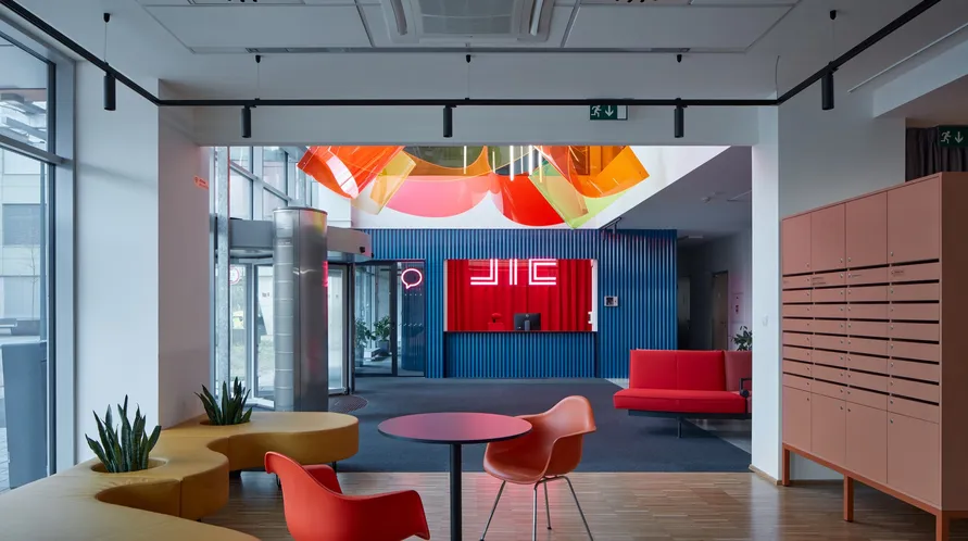 artistic business planning colorful office
